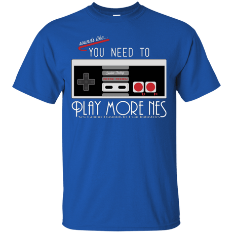 T-Shirts Royal / Small Evolve Today! Play More NES T-Shirt