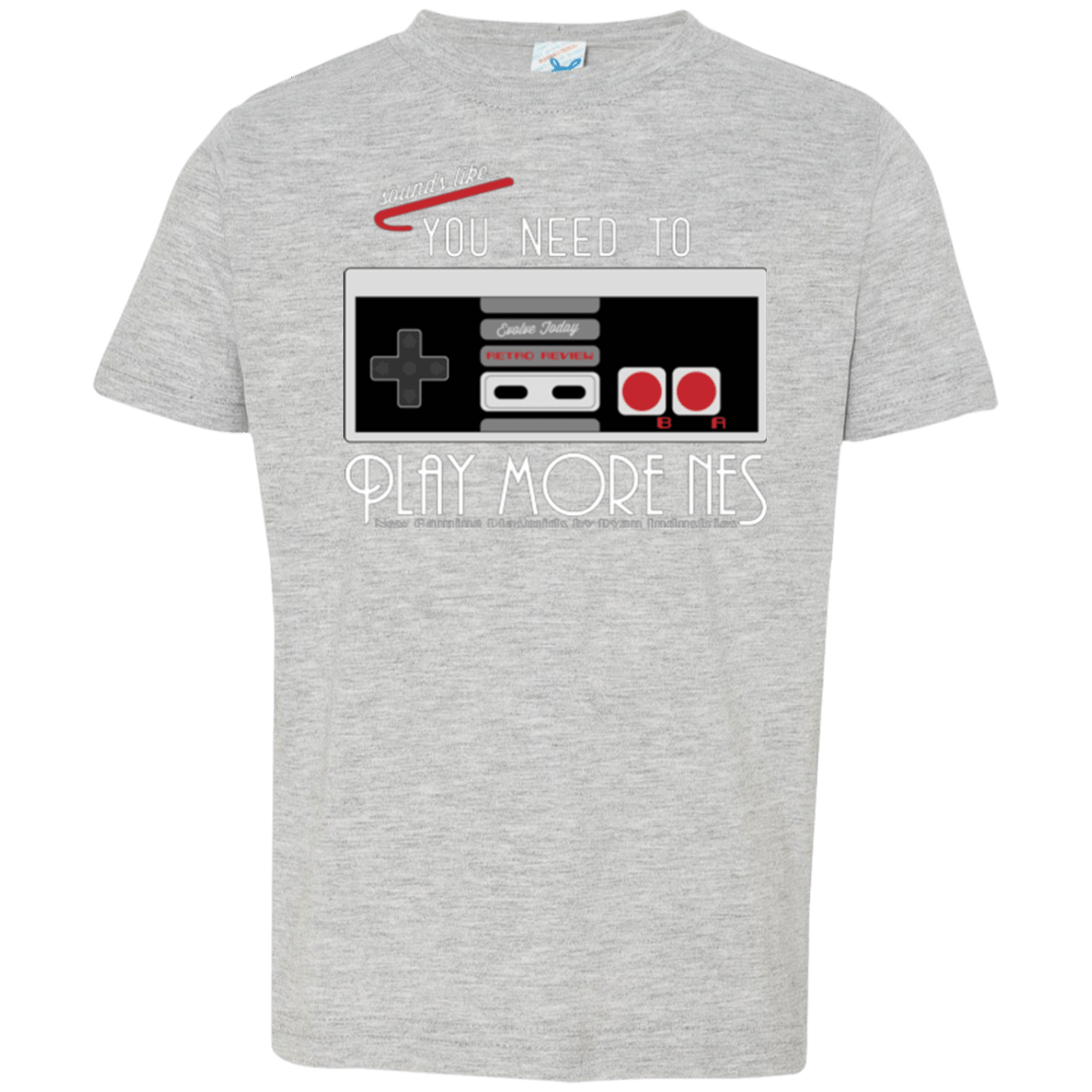 T-Shirts Heather / 2T Evolve Today! Play More NES Toddler Premium T-Shirt