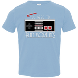 T-Shirts Light Blue / 2T Evolve Today! Play More NES Toddler Premium T-Shirt