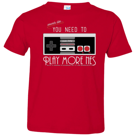 T-Shirts Red / 2T Evolve Today! Play More NES Toddler Premium T-Shirt