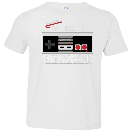 T-Shirts White / 2T Evolve Today! Play More NES Toddler Premium T-Shirt