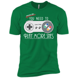 T-Shirts Kelly Green / X-Small Evolve Today! Play More SNES Men's Premium T-Shirt