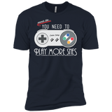 T-Shirts Midnight Navy / X-Small Evolve Today! Play More SNES Men's Premium T-Shirt