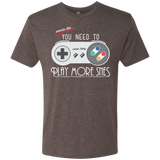 T-Shirts Macchiato / Small Evolve Today! Play More SNES Men's Triblend T-Shirt
