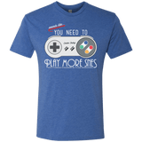 Evolve Today! Play More SNES Men's Triblend T-Shirt