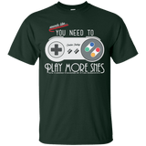 T-Shirts Forest Green / Small Evolve Today! Play More SNES T-Shirt