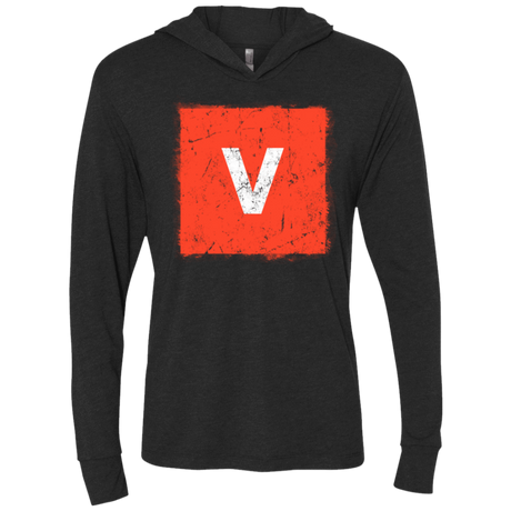 T-Shirts Vintage Black / X-Small Evolve Triblend Long Sleeve Hoodie Tee