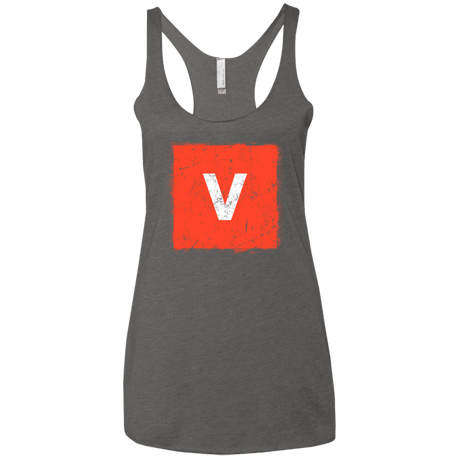 T-Shirts Premium Heather / X-Small Evolve Women's Triblend Racerback Tank