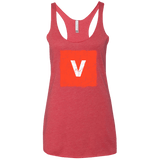 T-Shirts Vintage Red / X-Small Evolve Women's Triblend Racerback Tank
