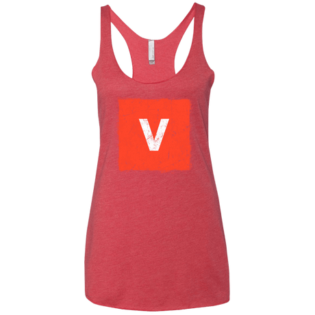 T-Shirts Vintage Red / X-Small Evolve Women's Triblend Racerback Tank