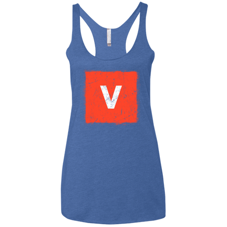 T-Shirts Vintage Royal / X-Small Evolve Women's Triblend Racerback Tank