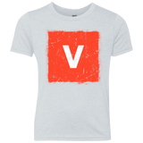 T-Shirts Heather White / YXS Evolve Youth Triblend T-Shirt