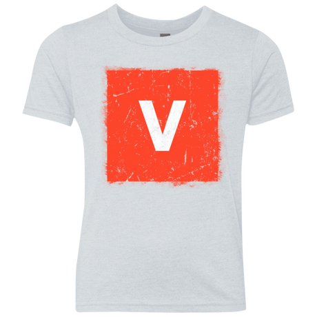 T-Shirts Heather White / YXS Evolve Youth Triblend T-Shirt