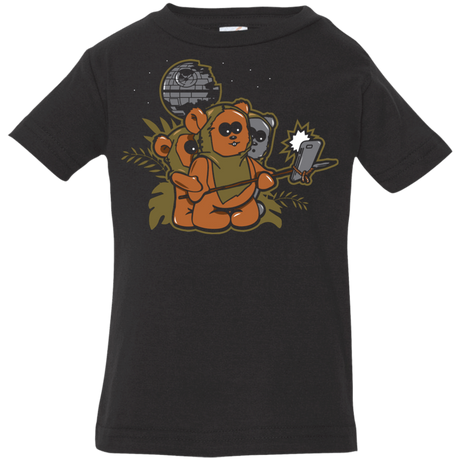 T-Shirts Black / 6 Months Ewok Selfie Infant Premium T-Shirt