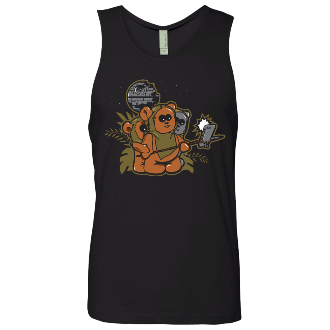 T-Shirts Black / Small Ewok Selfie Men's Premium Tank Top