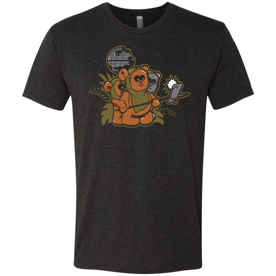 T-Shirts Vintage Black / Small Ewok Selfie Men's Triblend T-Shirt