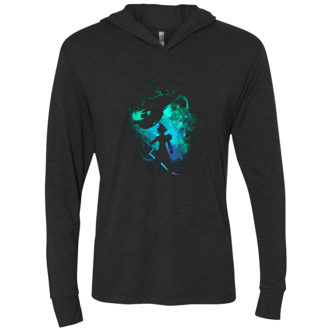 T-Shirts Vintage Black / X-Small Ex Soldier Art Triblend Long Sleeve Hoodie Tee