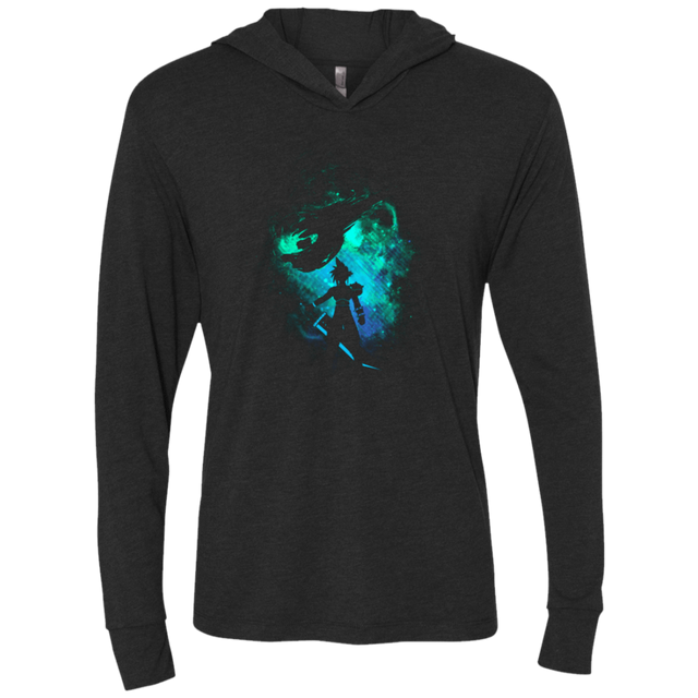 T-Shirts Vintage Black / X-Small Ex Soldier Art Triblend Long Sleeve Hoodie Tee