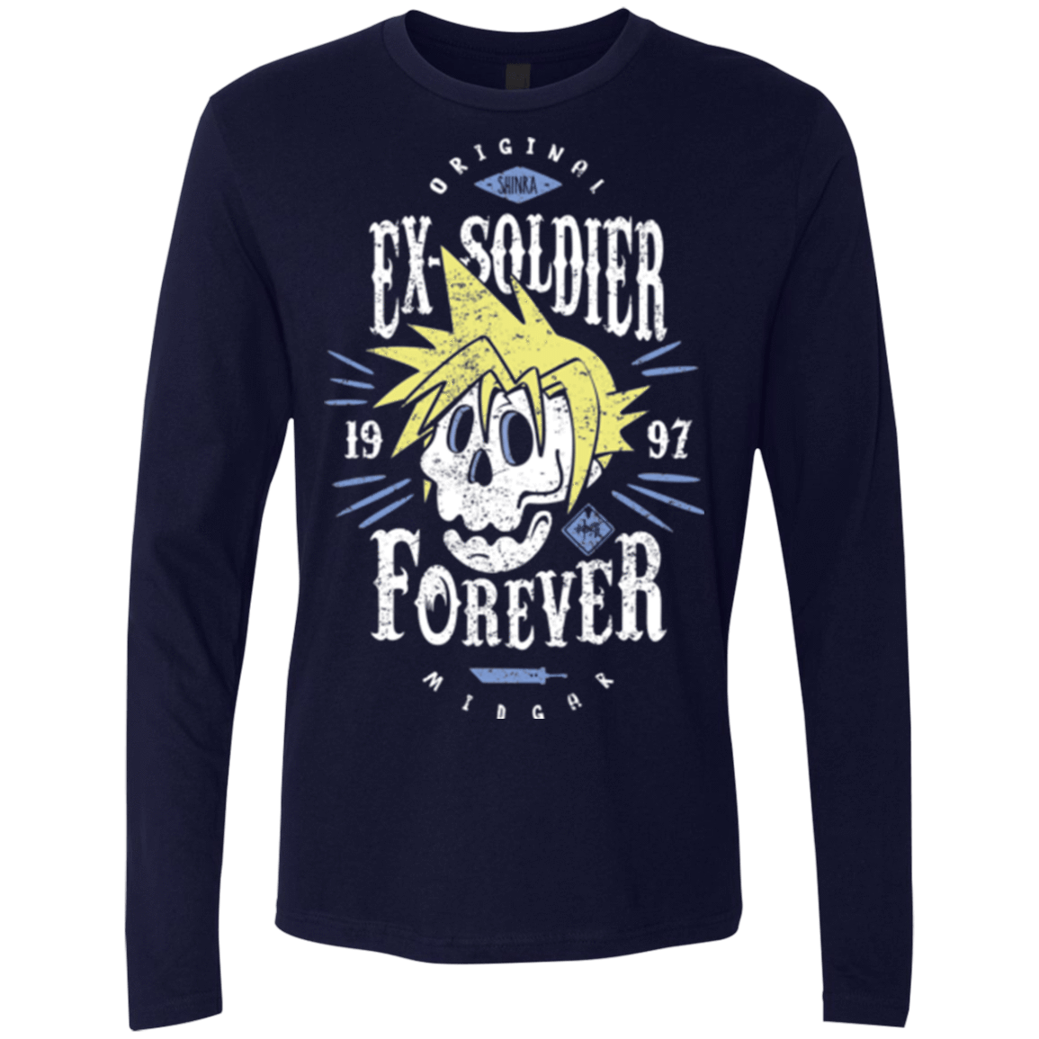 T-Shirts Midnight Navy / Small Ex-Soldier Forever Men's Premium Long Sleeve