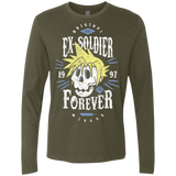 T-Shirts Military Green / Small Ex-Soldier Forever Men's Premium Long Sleeve