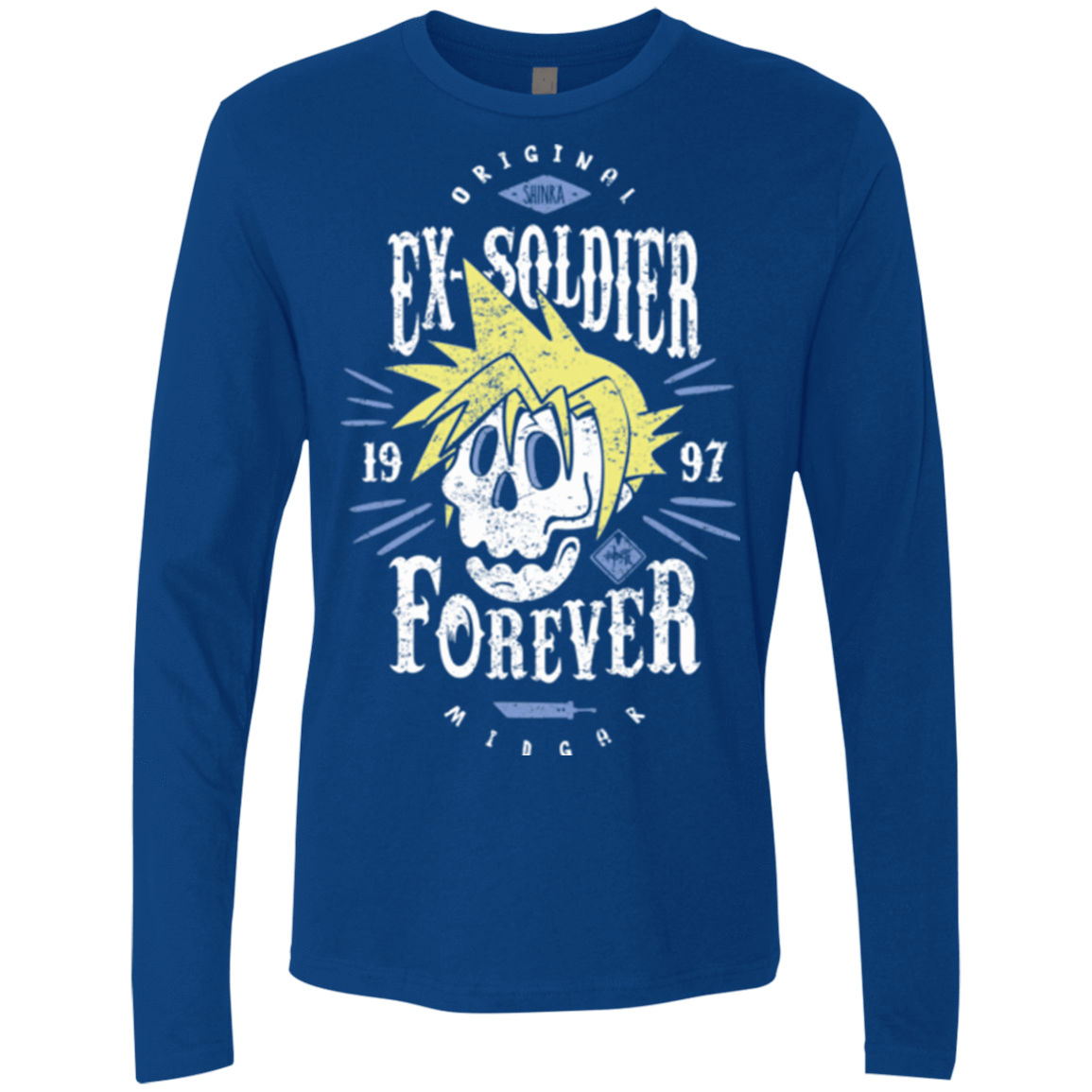 T-Shirts Royal / Small Ex-Soldier Forever Men's Premium Long Sleeve