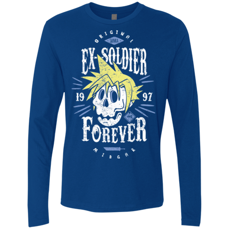T-Shirts Royal / Small Ex-Soldier Forever Men's Premium Long Sleeve