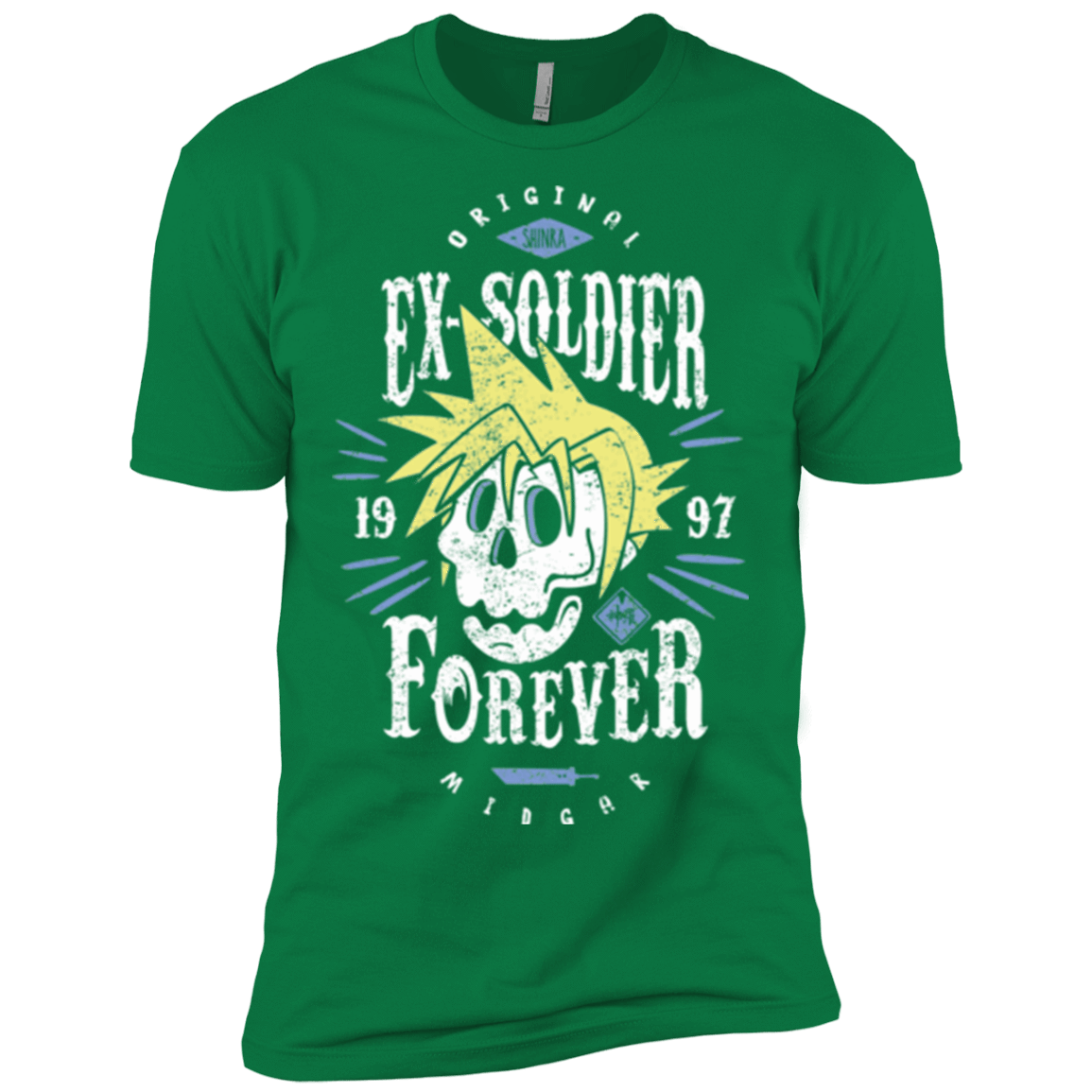 T-Shirts Kelly Green / X-Small Ex-Soldier Forever Men's Premium T-Shirt
