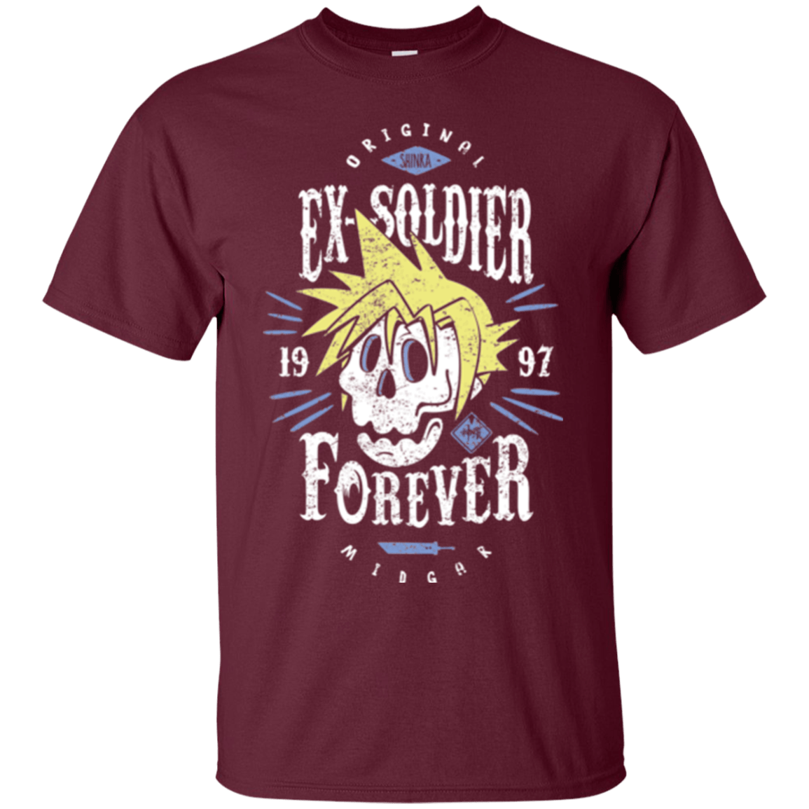 T-Shirts Maroon / Small Ex-Soldier Forever T-Shirt