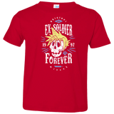 T-Shirts Red / 2T Ex-Soldier Forever Toddler Premium T-Shirt