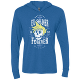 T-Shirts Vintage Royal / X-Small Ex-Soldier Forever Triblend Long Sleeve Hoodie Tee