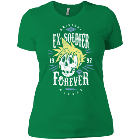T-Shirts Kelly Green / X-Small Ex-Soldier Forever Women's Premium T-Shirt