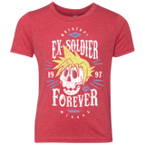 T-Shirts Vintage Red / YXS Ex-Soldier Forever Youth Triblend T-Shirt