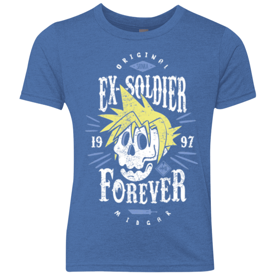 T-Shirts Vintage Royal / YXS Ex-Soldier Forever Youth Triblend T-Shirt