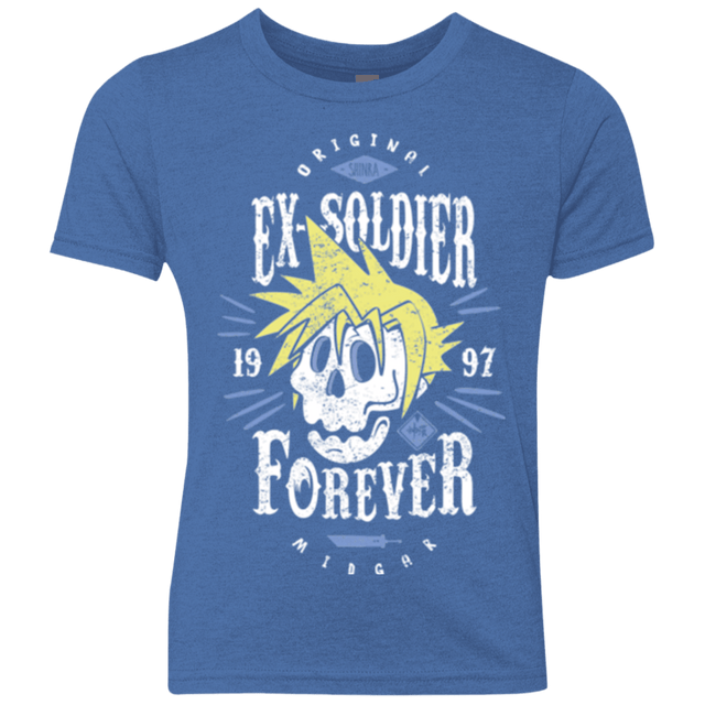 T-Shirts Vintage Royal / YXS Ex-Soldier Forever Youth Triblend T-Shirt