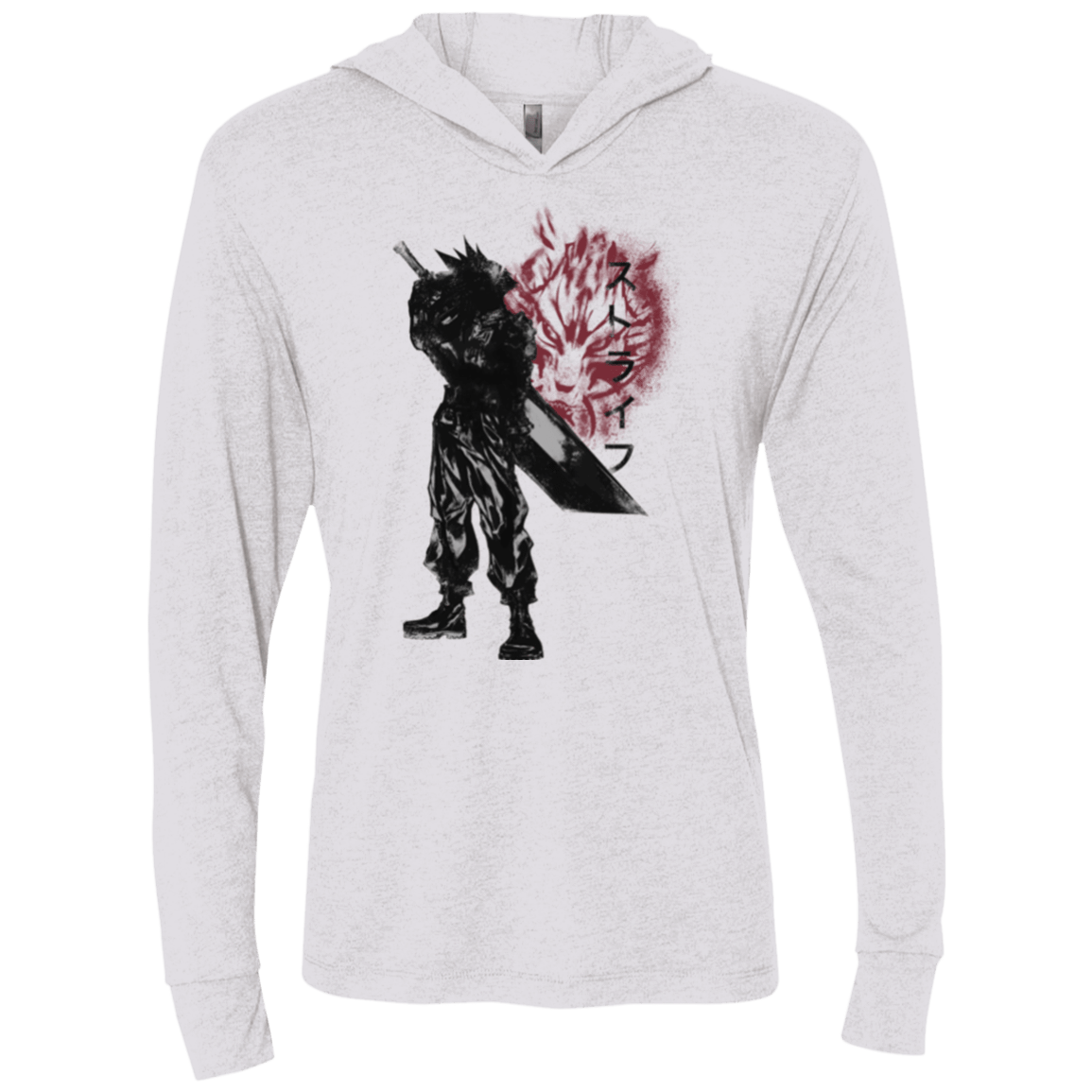 T-Shirts Heather White / X-Small Ex Soldier Triblend Long Sleeve Hoodie Tee