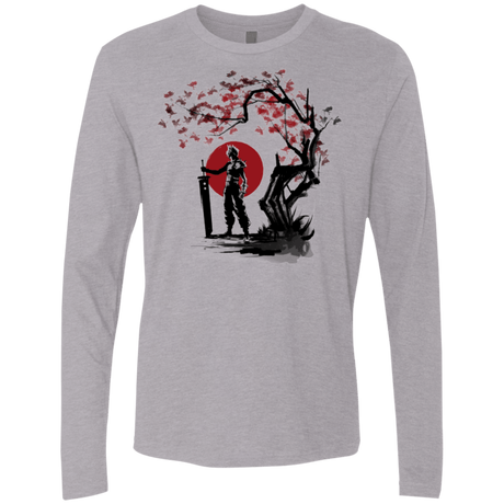 T-Shirts Heather Grey / Small Ex-soldier under the sun Men's Premium Long Sleeve