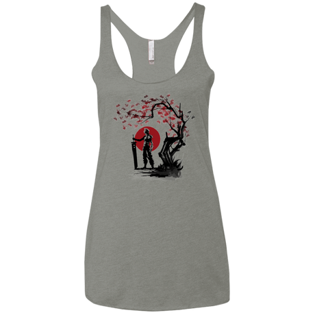 T-Shirts Venetian Grey / X-Small Ex-soldier under the sun Women's Triblend Racerback Tank