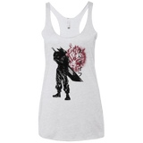 T-Shirts Heather White / X-Small Ex Soldier Women's Triblend Racerback Tank