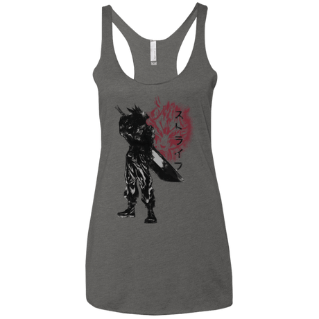 T-Shirts Premium Heather / X-Small Ex Soldier Women's Triblend Racerback Tank