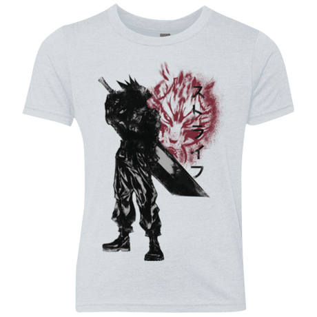 T-Shirts Heather White / YXS Ex Soldier Youth Triblend T-Shirt