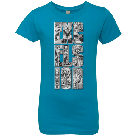 T-Shirts Turquoise / YXS Excelsior Girls Premium T-Shirt