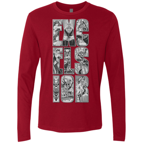 T-Shirts Cardinal / Small Excelsior Men's Premium Long Sleeve