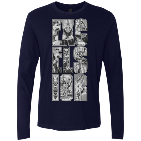 T-Shirts Midnight Navy / Small Excelsior Men's Premium Long Sleeve