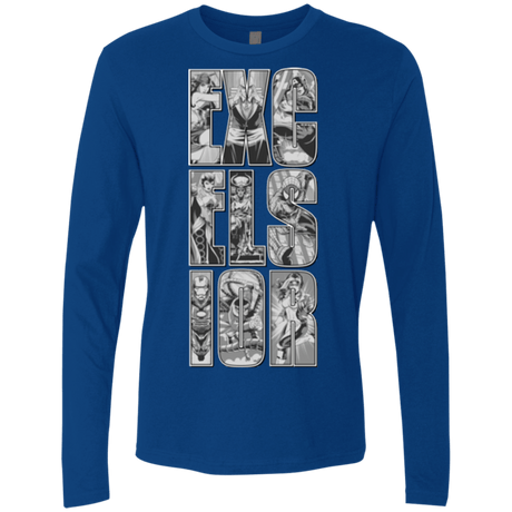 T-Shirts Royal / Small Excelsior Men's Premium Long Sleeve