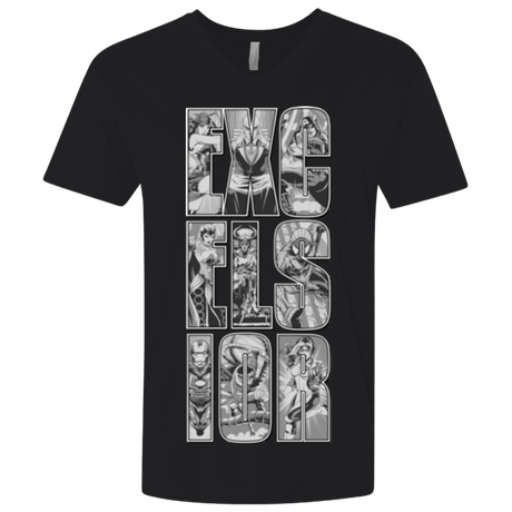 T-Shirts Black / X-Small Excelsior Men's Premium V-Neck