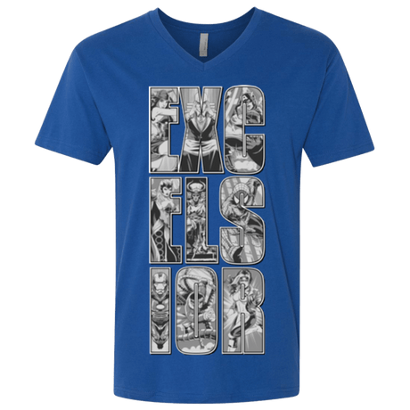 T-Shirts Royal / X-Small Excelsior Men's Premium V-Neck