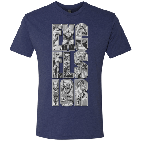 T-Shirts Vintage Navy / Small Excelsior Men's Triblend T-Shirt