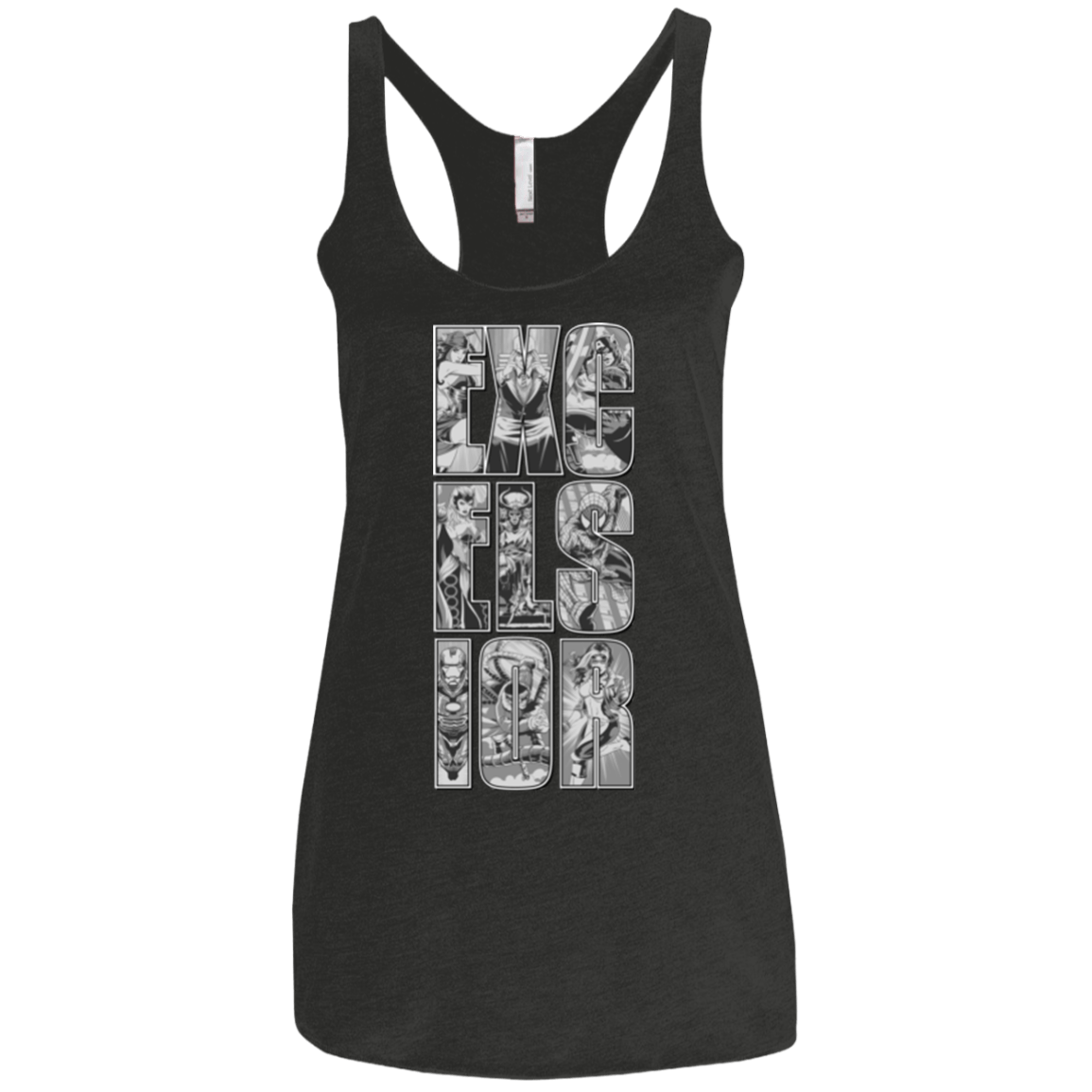 T-Shirts Vintage Black / X-Small Excelsior Women's Triblend Racerback Tank