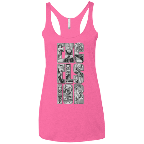 T-Shirts Vintage Pink / X-Small Excelsior Women's Triblend Racerback Tank