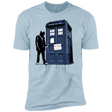 T-Shirts Light Blue / YXS Exit Through Tardis Boys Premium T-Shirt